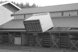 December 2007 Flood  Tach building on Horse barn