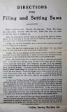 Folding Sawing Machine filing instructions