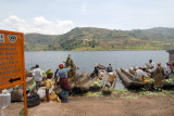 Market at Bunyoni  Lake