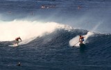 Surfers at Hookipa Beach 