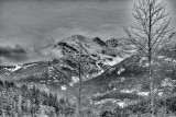 Mountain scene at Green Lake, Whistler, BC