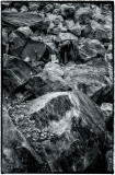 Obsidian rocks, Obsidian Lava Flow, Oregon
