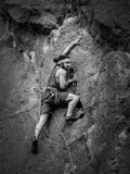 Climber in Smith Rock State Park, OR