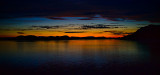 Night scene of Saturna Island