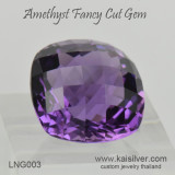 Kaisilver Big Gemstone, 22 Carat Fancy Cut Amethyst Gem