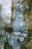 Diopside Crystal on Calcite 2