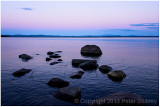 Lake Champlain rocks.