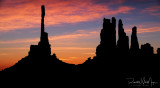 Totem Sunrise Silhouette