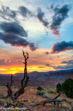 Sunset from atop Chimney Rock 1