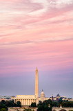 The monuments at sunset