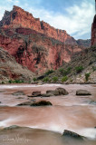 Sunset at President Harding Rapid - River Mile 44.0