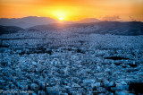 Athens Sunset from Lycabettus Hill