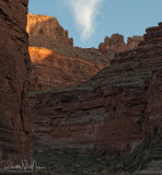 Sunset high above South Canyon - River Mile 31.9