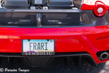 Ferrari License Plate