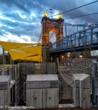 Washington Roebeling Bridge Nightfall