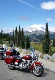 Mt Ranier and Chinook Pass on Harley Road King