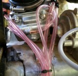 2017 KTM Carburetor Overflow Tube Routing for Improved Mileage