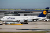 2014 - Lufthansa A380-841 D-AIMH landing at MIA aviation aircraft stock photo #3350