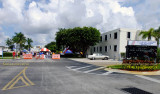 Main entrance road to Air Station Miami during the Coast Guard Picnic