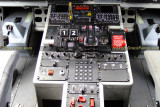 The center console of the cockpit on Coast Guard HC-144A #CG-2305