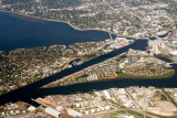 2014 - aerial photo of Davis Island, Seddon and Sparkman Channels and Harbour Island aerial landscape stock photo #6125