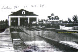 1939 - one-year old Coast Guard Station Lake Worth Inlet with rails from the boathouse to the waters edge