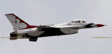 2016 - Air Force Thunderbird #2 taking off from Peterson Air Force Base military aviation stock photo #4857