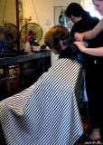 Murder-polis at the barbers shop