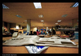964. Busy newsroom