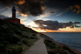 The path taht leads to the lighthouse