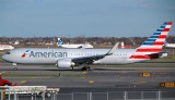 AA 767-300 in the airlines new livery taxi at JFK