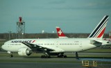 Air France B-777-200 waiting in the take off queueat JFK