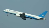 Xiamen Airs B-757 leaps into hazy Beijing sky