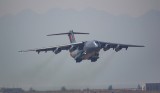 Y-20 taking off