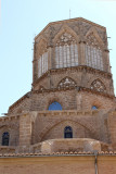 Cathedral is Gothic with elements of Baroque & Romanesque.