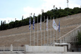  One part of huge, marble Panathenaic stadium, where we had a 5 min. photo stop.