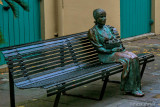 Woman Sitting Statue French Quarter New Orleans 61323