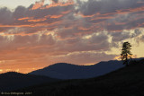 Sunset in Yellowstone
