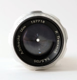 04 Schacht Ulm Travenon R 135mm f4.5 Lens M42 Mount with Leather Case.jpg