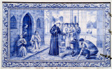 Santo António e o milagre eucarístico de Rimini, também chamado «milagre da mula».
