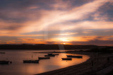 A Lagoa de Óbidos em 30 de outubro de 2013