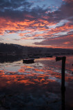 A Lagoa de Óbidos em 18 de dezembro de 2013