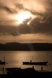 A Lagoa de Óbidos em 11 de fevereiro de 2014