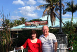 February 2011 - Donna Sakis Hildoer and Don Boyd after lunch at the Islamorada Fish Company in Dania Beach