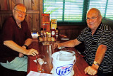 June 2013 - Ray Kyse and Don Boyd after a great lunch and many beers at the Pines Ale House