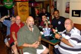July 2013 - Kev Cook, Don Boyd, Vic Lopez, Luimer Cordero, Suresh Atapattu and Eddy Gual at Brysons Irish Pub