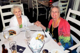 May 2013 - Karen's mom Esther M. Criswell and sister Wendy Criswell at dinner with Don during a PEO convention