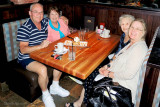 May 2013 - Don, Karen, Wendy and Esther after lunch at Cheddar's in Ft. Myers