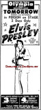 1956 - Olympia Theatre advertisement in the Miami News for Elvis Presley shows at the theatre on Flagler Street, downtown Miami