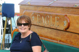 June 2014 - Karen onboard the USCGC EAGLE (WIX-327) at the historic FEC Deepwater Slip at Museum Park in downtown Miami